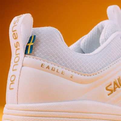 Salming Eagle 2 White/Gold sálovky POUZE EU 44,5 - UK 9,5 - 28,5 cm (VÝPRODEJ)
