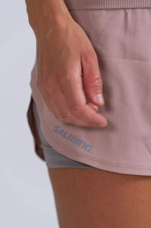 Salming Essential 2-in 1 Shorts Women DustyPink/Grey