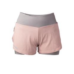 Salming Essential 2-in 1 Shorts Women DustyPink/Grey