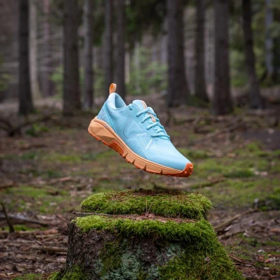 Salming Recoil Trail 2 modro/oranžové běžecké boty