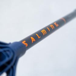 Salming Flow Midlite 32 JR Navy/Nectarine juniorská florbalka