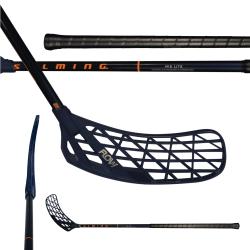 Salming Flow Midlite 32 JR Navy/Nectarine juniorská florbalka