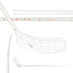 Salming Flow Midlite 32 JR White/Nectarine juniorská florbalka