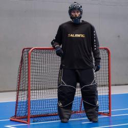 Salming Goalie Pants React Black/White