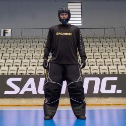 Salming Goalie Pants React Black/White