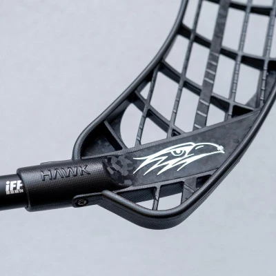 Salming Hawk Nitrolite 30 JR Black/Silver florbalka