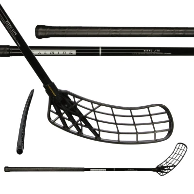 Salming Nitrolite Trident 29 Black/Silver florbalka