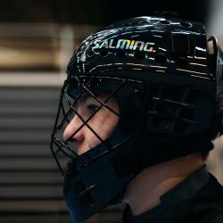 Salming Phoenix Elite Black Shiny brankařská maska