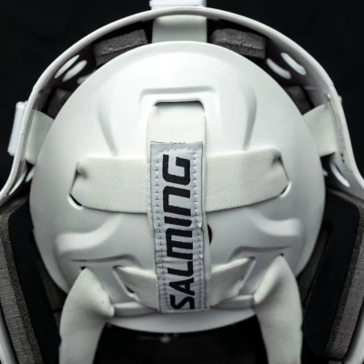 Salming Phoenix Elite Helmet White Shiny