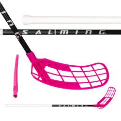 Salming Q-series Aero Quest1 27 Black/Silver florbalka + 2 míčky zdarma