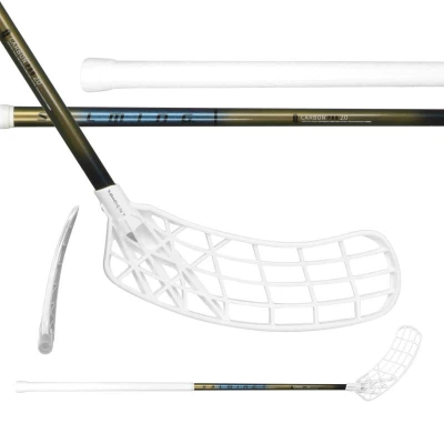 Salming Q-series Carbon Pro 2.0 Trident 29 Blue/Gold florbalka + sleva 200,- na příslušenství