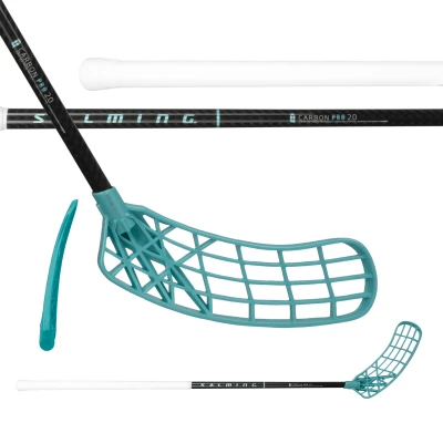 Salming Q-series Carbon Pro 2.0 Trident TX 27 Black / LagunaBlue + sleva 400,- na příslušenství