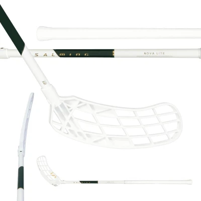 Salming Quest1 Novalite 27 White/Green florbalka Salming Quest1 Novalite 27 White/Green florbalka