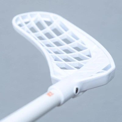 Salming Quest2 Mid Midlite 35 JR White/Nectarine florbalka