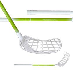 Salming Quest2 Mid Mini stick 35 White/Green detská florbalka Salming Quest2 Mid Mini stick 35 White/Green detská florbalka