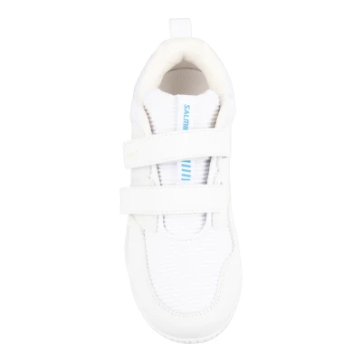 Salming Rival 2 Kid Velcro White / Blue dětské sálovky