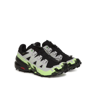 Salomon Speedcross 6 GTX M black/alloy/green gecko pánské trailové boty
