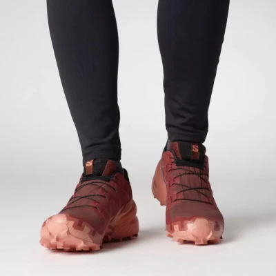 Salomon Speedcross 6 GTX W rum raisin/barn red/canyon clay dámské trailové boty