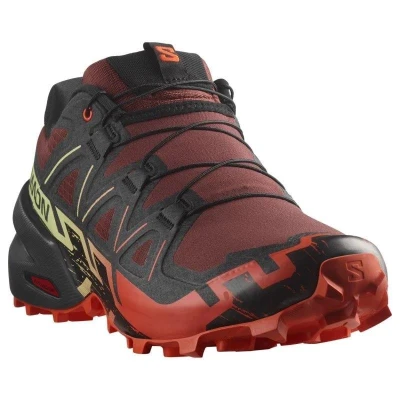 Salomon Speedcross 6 M rum raisin/cherry tomato/cognac pánské trailové boty