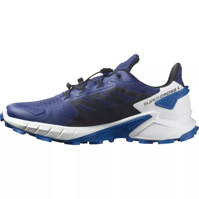 Salomon Supercross 4 M blue print/black/lapis blue pánské trailové boty