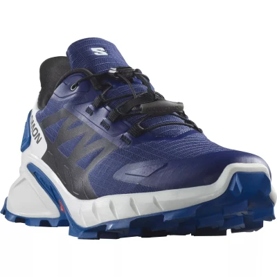 Salomon Supercross 4 M blue print/black/lapis blue pánské trailové boty