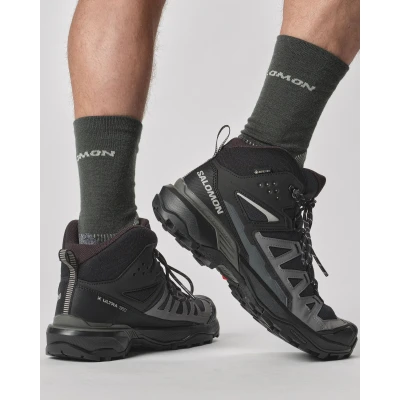 Salomon X Ultra 360 Mid GTX M black/magnet/pewter pánské turistické boty