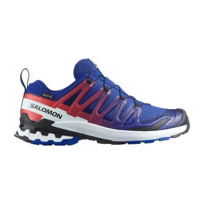 Salomon XA Pro 3D V9 GTX Equipe M surf the web/fiery red/white pánské trailové boty