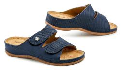 Scandi 240-2065-L1 navy dámské nazouváky