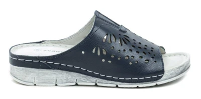 Scandi 241-2050-D1 navy dámské nazouváky