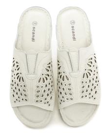 Scandi 241-2050-L1 biele dámske nazúvaky