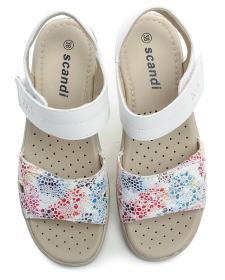 Scandi 251-2176-X1 biele dámske sandále