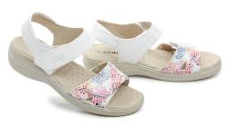 Scandi 251-2176-X1 biele dámske sandále