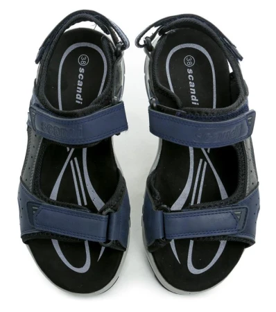 Scandi 251-2226-D1 navy sandály