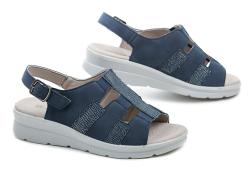 Scandi 251-2260-D1 navy dámske sandále