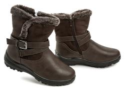 Scandi 262-0166-B1 hnědé dámské zimní boty