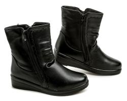 Scandi 262-0227-A1 čierne dámske zimné topánky