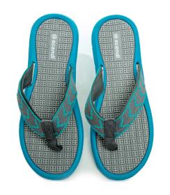 Scandi 282-0015-S1 tyrkysové dámske žabky