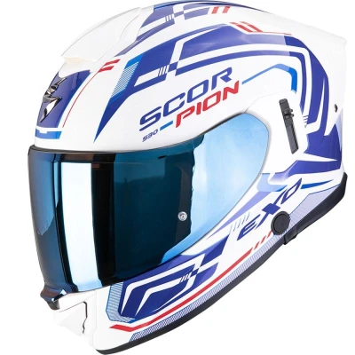 Scorpion EXO-530 Air Slope bílo-modro-červená integrální helma na motorku