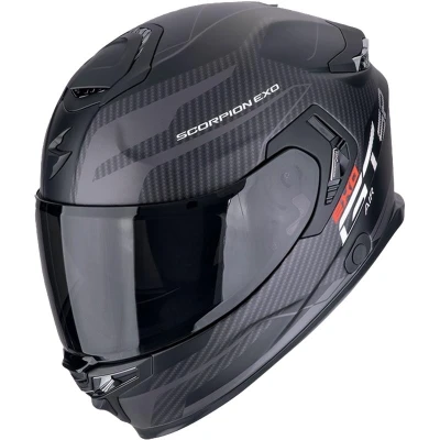 Scorpion EXO-GT SP AIR FLEX matná černo-stříbrná integrální helma na motorku
