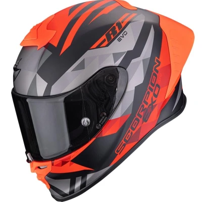 Scorpion EXO-R1 EVO II Air Valere matná černo-červená integrální helma na motorku