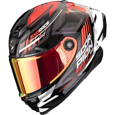 Scorpion EXO-RACE Air Kobra FIM2 černo-červená integrální helma na motorku