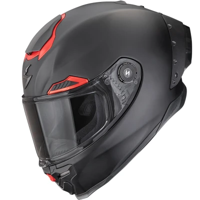 Scorpion EXO-RACE Air Solid FIM2 matná černo-červená integrální helma na motorku