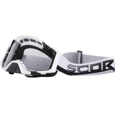 Scorpion MX Mask bílo-černé motokrosové brýle