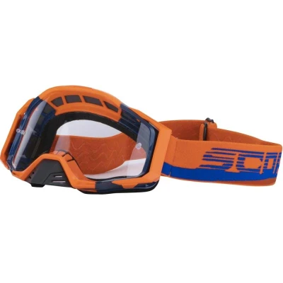 Scorpion MX Mask oranžovo-modré motokrosové brýle