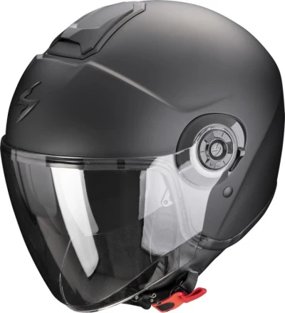Scorpion EXO-CITY II Solid černá matná otevřená přilba na motorku