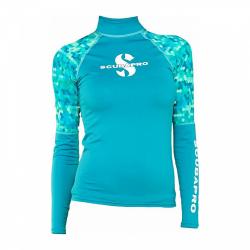 Scubapro Dámské lycrové triko RASHGUARD CARIBBEAN UPF50, dlouhý rukáv