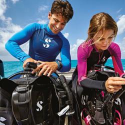 Scubapro Dámské lycrové triko T-FLEX JEWEL UPF80, dlouhý rukáv