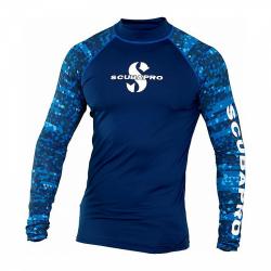 Scubapro Pánské lycrové triko RASHGUARD AEGEAN UPF50, dlouhý rukáv