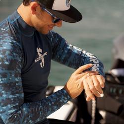 Scubapro Pánské lycrové triko RASHGUARD AEGEAN UPF50, dlouhý rukáv POUZE L (VÝPRODEJ)