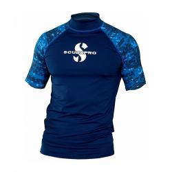 Scubapro Pánské lycrové triko RASHGUARD AEGEAN UPF50, krátký rukáv
